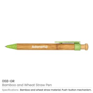 Bamboo with Wheat Straw Pens - Image 4