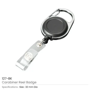 Reel Badges with Carabiner and Belt Clip - Image 5