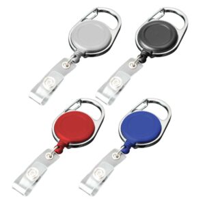 Reel Badges with Carabiner and Belt Clip