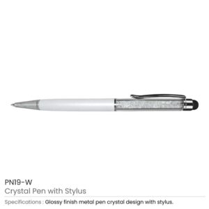 Crystal Pens with Stylus - Image 4