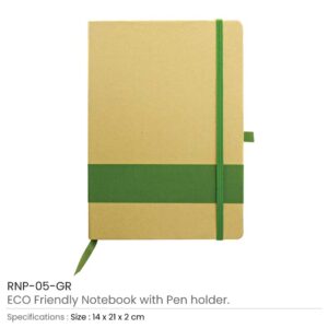 Eco-Friendly Notebooks with Pen Holder - Image 4