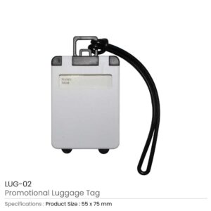 Luggage Tags White - Image 3