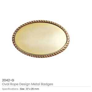Oval Rope Design Logo Badges - Image 3