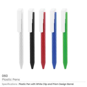 Prism Design Plastic Pens - Image 8