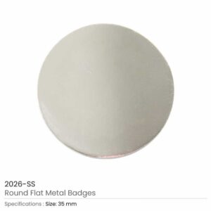 Round Flat Metal Badges - Image 5