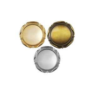 Round Flower Design Logo Badges