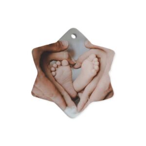 Snowflake Ceramic Ornaments - Image 2