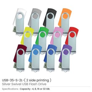 Swivel USB Two Side Print - Image 3