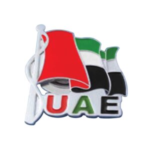 UAE Flag Metal Badges with Magnet - Image 1