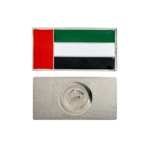 UAE-Flag-Metal-Badges-Rectangle-with-Magnet-NDB-21-T