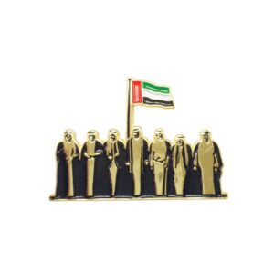 UAE Metal Badges Gold - Image 1