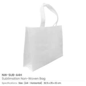 A4 White Non Woven Bags - Image 3