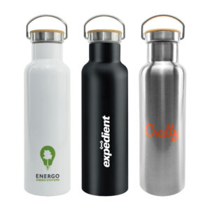 Stainless Steel Bamboo Flask - Image 5