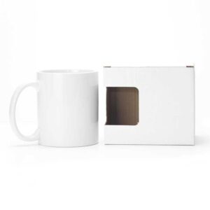White Sublimation Mugs with Box
