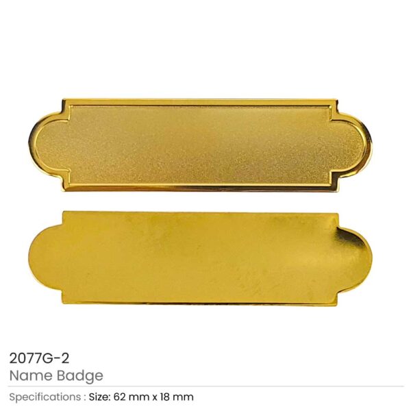 Gold Name Badges