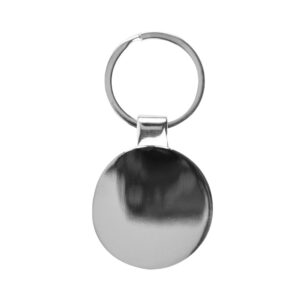 Round Bamboo & Metal Keychains 32mm - Image 5