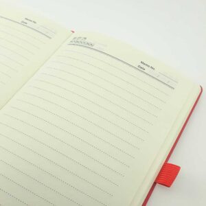 A5 PU Notebooks with Pen Holder - Image 4