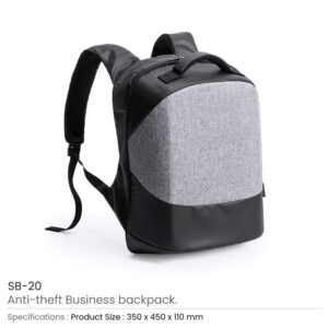 Anti-theft Business Backpack Waterproof and Charging Port - Image 3