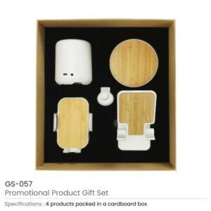 Promotional Tech Gift Sets with Brown Cardboard Gift Box - Image 3
