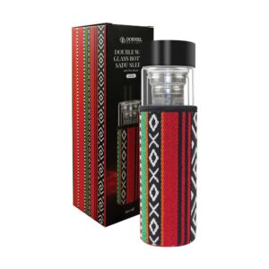 Double Wall Glass Bottles with SADU Sleeve 500ml - Image 7
