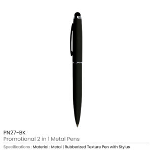 Stylus Metal Pens Rubberized & Twist-action - Image 7
