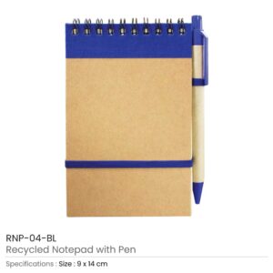 Recycled Notepads with Pen - Image 5
