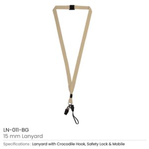Lanyards with Crocodile Clip, Mobile Holders & Safety Lock - Image 6