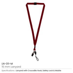 Lanyards with Crocodile Clip, Mobile Holders & Safety Lock - Image 10