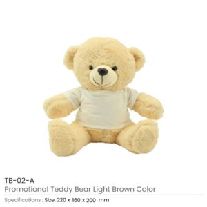 Promotional Teddy Bear Toys with Printable White Tshirt - Image 10