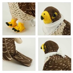 Falcon Plush Toys with White Scarf for Branding 22 cm - Image 4