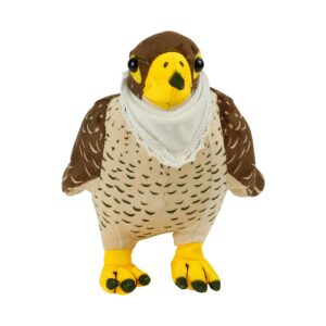 Falcon Plush Toys with White Scarf for Branding 22 cm - Image 5