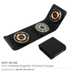3-in-1 Foldable Wireless Charger for Mobile, iWatch and Earbuds - Image 4
