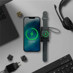 Magnetic Fast Wireless Charging Powerbank, 15W with iWatch Charger - Image 7