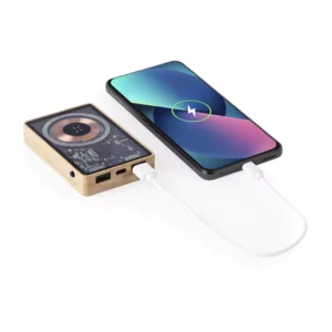 Magnetic Fast Wireless Powerbank 15W in Bamboo Casing - Image 5