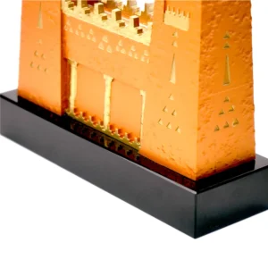 Castle Design Crystal Award in Black Presentation Box - Image 6