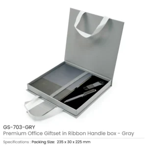 Premium Office Gift Set with Ribbon Handle Box - Image 8