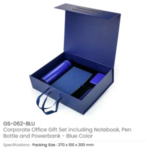 Corporate Office Gift Set in Color Themed Box with Ribbon Handle - Image 7