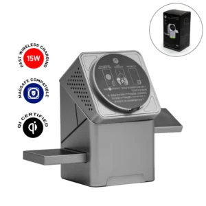 3-in-1 Rotating Wireless Charging Station 15W Fast Charging