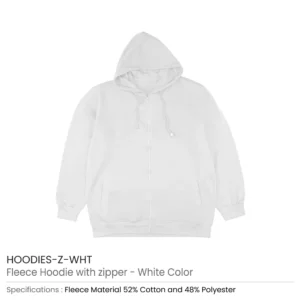 Fleece Hoodies with Zipper in (S to 3XL) Sizes - Image 6