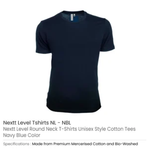 Nextt Level Bio-Washed Round Neck T-Shirts for Men - Image 9