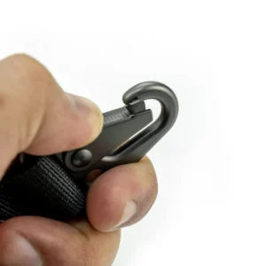 Laserable PU Leather Keychains with Sling Snap Hook - Image 7