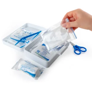 First Aid Kit Set, 16 Essential Items in White Box - Image 4