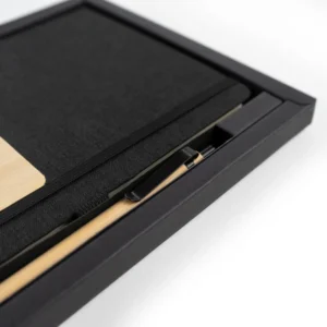 rPET and Bamboo Notebook with Pen Gift Sets - Image 5
