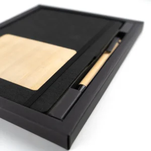 rPET and Bamboo Notebook with Pen Gift Sets - Image 6